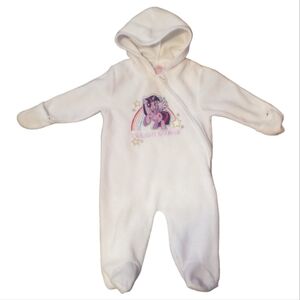 Lightweight Fleece MLP Twilight Sparkle Baby Jumpsuit Pram Size 6/9 Months
